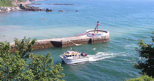 The famous Banjo Pier at Looe